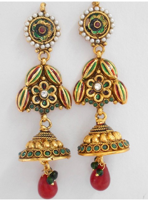 Polki Earrings